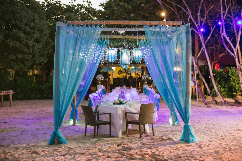 Courtyard Nusa Dua Beach Wedding Reception Dinner