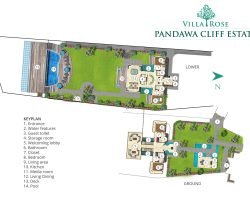 Pandawa Cliff Estate - Villa Rose - Floorplan