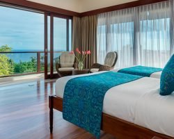 Pandawa Cliff Estate - Villa Rose - Upstairs twin bedroom